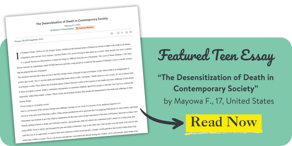 Teen Essay Mayowa