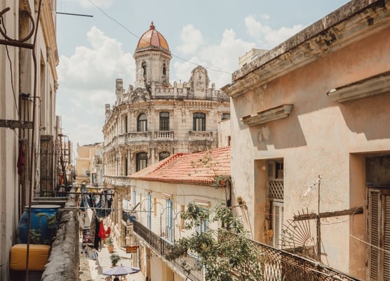 sunny street Cuba